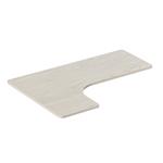 Doska stola rohová, 160x110-60x1,8 cm, laminovaná drevotrieska, Powerton WPTT160L-P