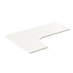 Doska stola rohová, biela, 160x110-60x2.5 cm, laminovaná drevotrieska, Powerton WPTT160L-W