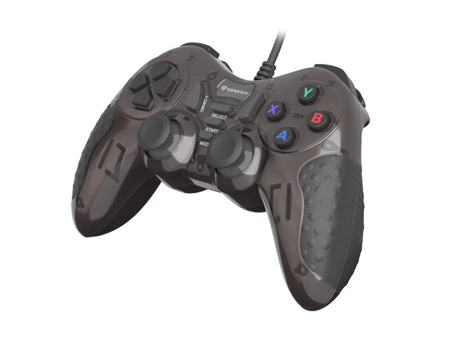 Drátový gamepad Genesis MANGAN 200, pro PC, vibrace, černý NJG-2449