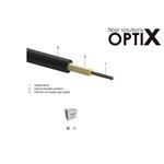 DROP FTTx 16 optických vláken singlemode9/125, G.657A2 BLACK LSOH