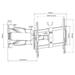 Držák LED LCD Tv Fiber Mounts M8C33