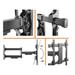 Držák LED LCD Tv Fiber Mounts RAPTOR