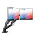 Držiak Connect IT TwinArm CMF-3207 stolní na 2 monitory,černý CMF-3207-BK