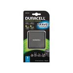 Duracell 3A Type-C & 2.4A USB Travel charger, Black DR6003A