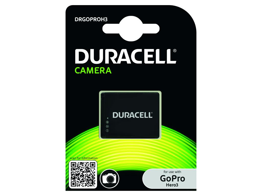 DURACELL Baterie - Náhrada GoPro Hero 3 AHDBT-201 baterie 1000 mAh DRGOPROH3