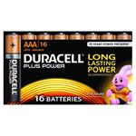 Duracell MN2400B16 Plus Power AAA - 16 Pack