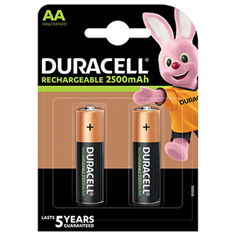 DURACELL Nabíjecí baterie tužková AA 2500 mAh 2 ks 42401