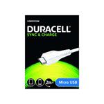 Duracell - napájecí a synchronizační kabel pro Micro USB zařízení bílý 2m USB5023W