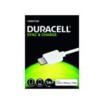 DURACELL - USB5012A - napájecí a synchronizační kabel pro Apple Lightning zařízení bílý 1m USB5012W