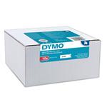 Dymo originál páska do tlačiarne štítkov, Dymo, 2093097, čierny tlač/biely podklad, 7m, 12mm, 10ks