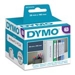 Dymo papierové štítky 190mm x 38mm, biele, na úzke poradače, 110 ks, 99018, S0722470