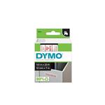DYMO samolepiaca páska D1 červená potlač/biela 12 mm DY720550