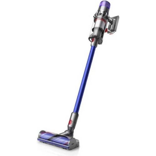 Dyson V11 (2023) akumulátorový vysvač, Li-Ion baterie, LCD displej, 3 režimy, sběrná nádoba, modrý / stříbrný 446976-01
