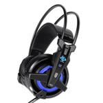 E-Blue Auroza EHS950 FPS, herné slúchadlá s mikrofónom, ovládanie hlasitosti, čierna, 7.1 surround EHS950BKAA-IU