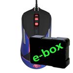 E-Blue Myš Auroza Gaming V2, 5000DPI, optická, 6tl., 1 koliesko, čierna, herná EMS668BKAA-IU