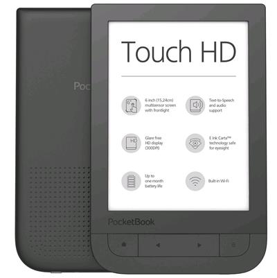 E-book POCKETBOOK 631 Touch HD, čierny SKPB631EWW