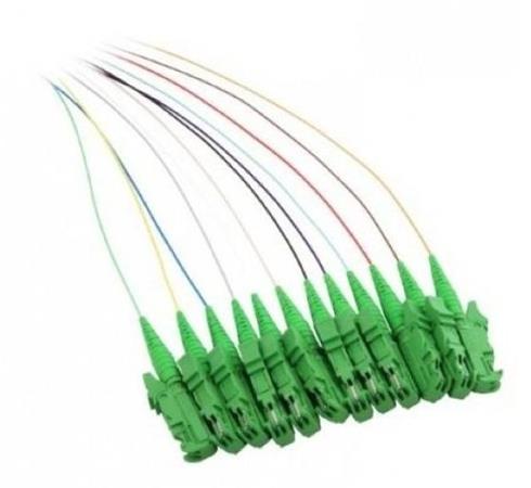 E2000/APC Optický pigtail 09/125 2m 12ks barevné EASYSTRIP 2034