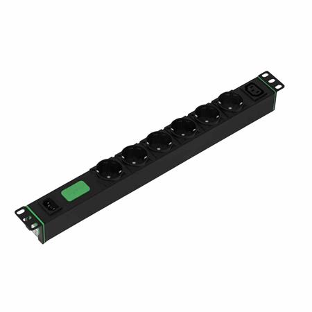 Easy Rack PDU, základná, horizontálna, 1-fázová, 2,3 kW, 230 V, 10 A, 6 x SCHUKO a 1 x zásuvka C13, vstup IEC60 SEP6104G
