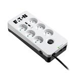 EATON přepěťová ochrana Protection Box 6 Tel@ USB FR, 6 zásuvek + 2x USB + telefon PB6TUF