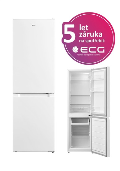 ECG ERB 21530 WE chladnicka s mraznickou dole 8592131239937