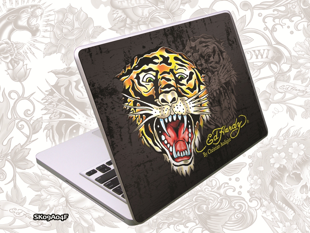 ED HARDY Tatoo Notebook Skin - pro Macbook Pro 17" Allover 2 - Tiger SK09A04F -17