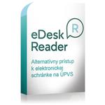 eDeskReader - Alternatívny prístup k elektronickej schránke na ÚPVS (1. licencia) - platnosť 1 rok od zakúpenia