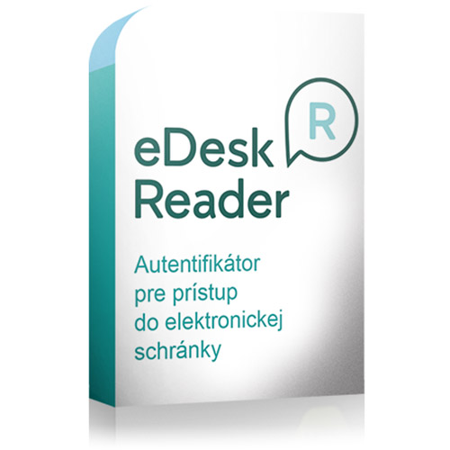 eDeskReader - Autentifikátor pre prístup do elektronickej schránky (1. certifikát)
