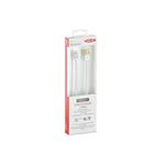 Ednet - Apple IP5/6 nabíjecí a datový kabel, Apple 8pin - USB A St/St, 1,0m, High Speed UL, MF, zlacené konektor 31061