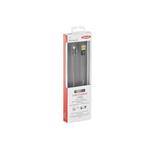 Ednet - Apple IP5/6 nabíjecí a datový kabel, Apple 8pin - USB A St/St, 1,0m, High Speed, UL, MFI, zlacené konekt 31062