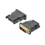 Ednet DVI Adapter, DVI(18+1) - HDMI type A M/F, DVI-D single link, Full HD bl, gold 84522