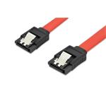 Ednet SATA connection cable, L-type, w/ latch F/F, 0.3m, straight, SATA II/III, re 84140