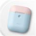 Elago Airpods 2 Silicone Duo Case - Pastel Blue/ Pink, White EAP2DO-PBL-PKWH