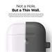 Elago Airpods 2 Silicone Hang Case - Dark Gray EAP2SC-HANG-DG