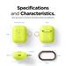Elago Airpods 2 Silicone Hang Case - Neon Yellow EAP2SC-HANG-NYE