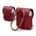 Elago Airpods Leather Case - Red EAPLE-RD