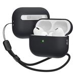 Elago Airpods Pro 2 Liquid Hybrid Case with Nylon Lanyard - Black EAPP2RH-BA-ROSTR-BK