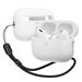 Elago Airpods Pro 2 Liquid Hybrid Case with Nylon Lanyard - White EAPP2RH-BA-ROSTR-WH