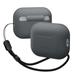 Elago Airpods Pro 2 Silicone Case with Nylon Lanyard - Dark Gray EAPP2SC-OR-ROSTR-DGY