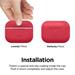 Elago Airpods Pro Silicone Case - Red EAPPOR-BA-RD