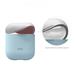 Elago Airpods Silicone Duo Case - Pastel Blue/ Pink, White EAPDO-PBL-PKWH