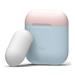 Elago Airpods Silicone Duo Case - Pastel Blue/ Pink, White EAPDO-PBL-PKWH
