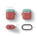 Elago Airpods Silicone Duo Hang Case - Italian Rose/ Coral Blue, Yellow EAPDH-IRO-CBLYE