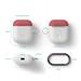 Elago Airpods Silicone Duo Hang Case - NightGlow/Italian Rose, Coral Blue EAPDH-LUBL-IROCBL