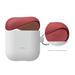Elago Airpods Silicone Duo Hang Case - NightGlow/Italian Rose, Coral Blue EAPDH-LUBL-IROCBL