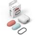 Elago Airpods Silicone Duo Hang Case - NightGlow/Italian Rose, Coral Blue EAPDH-LUBL-IROCBL