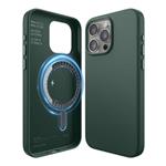 Elago kryt Leather Case Magsafe pre iPhone 15 Pro Max - Midnight Green ES15MSLE67PRO-MGR