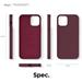 Elago kryt Silicone Case pre iPhone 12/12 Pro - Burgundy ES12SC61-BGD