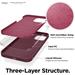 Elago kryt Silicone Case pre iPhone 12/12 Pro - Burgundy ES12SC61-BGD
