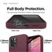 Elago kryt Silicone Case pre iPhone 12/12 Pro - Burgundy ES12SC61-BGD