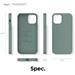 Elago kryt Silicone Case pre iPhone 12/12 Pro - Midnight Green ES12SC61-MGR